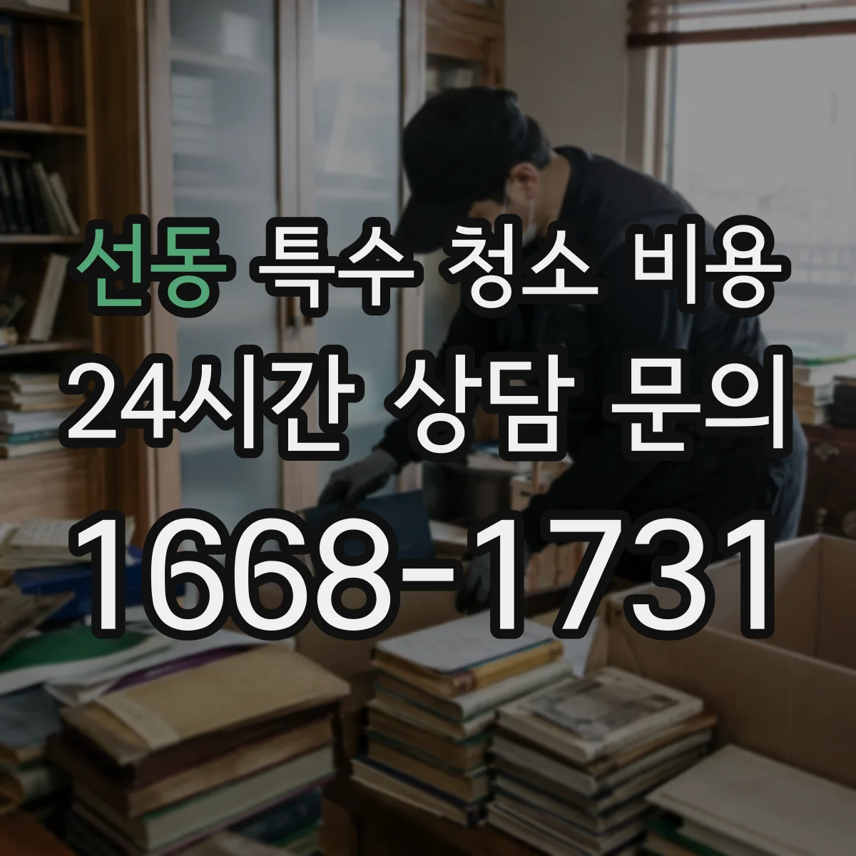 선동 특수 청소 비용