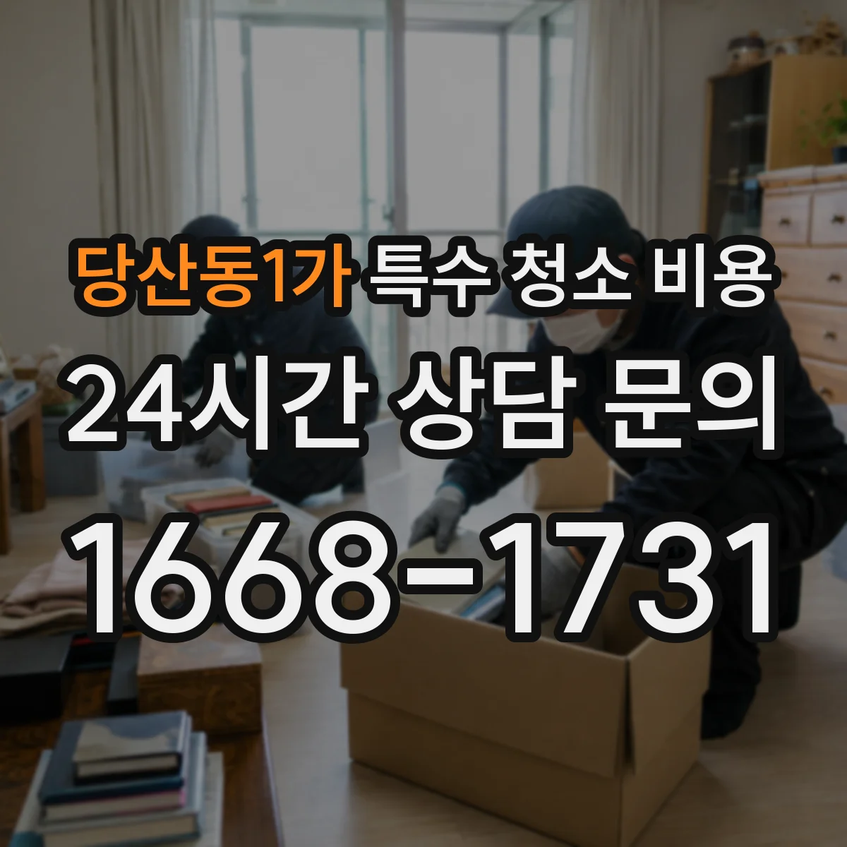 당산동1가 특수 청소 비용