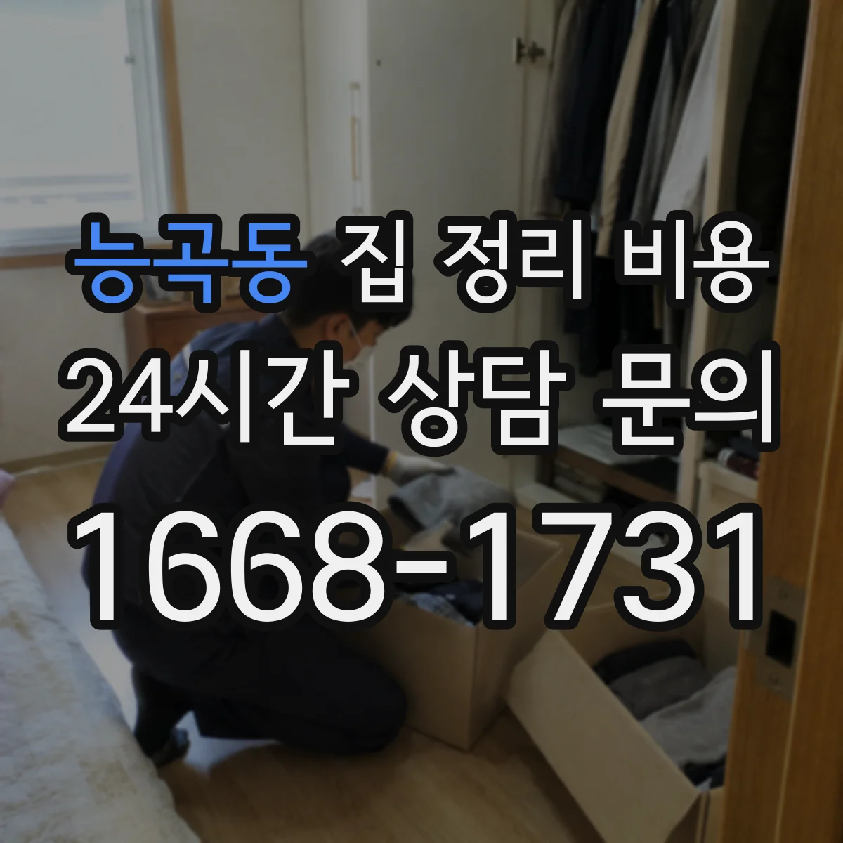 능곡동 집 정리 비용