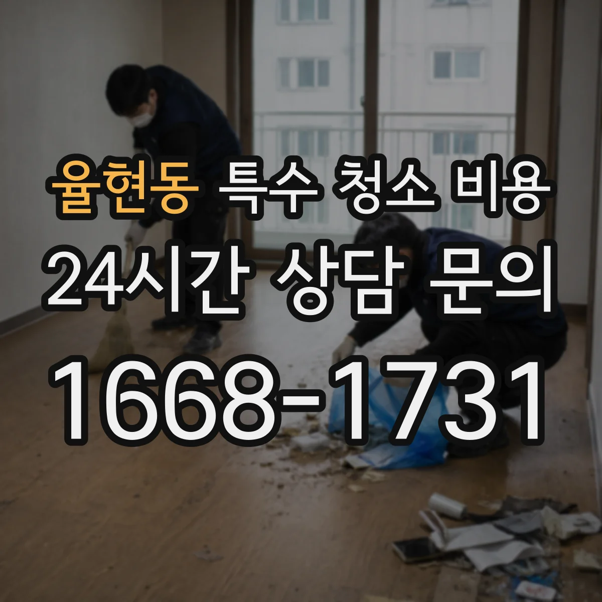 율현동 특수 청소 비용