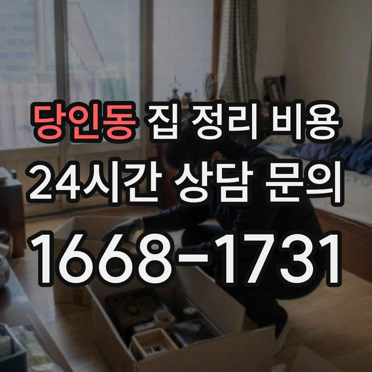 당인동 집 정리 비용