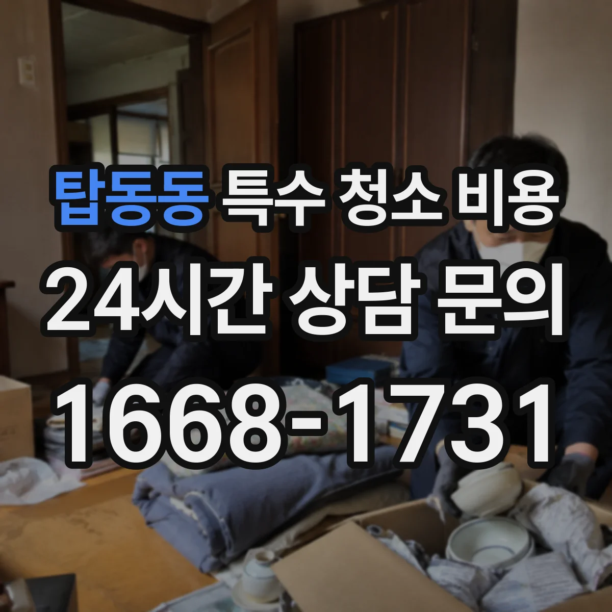 탑동동 특수 청소 비용