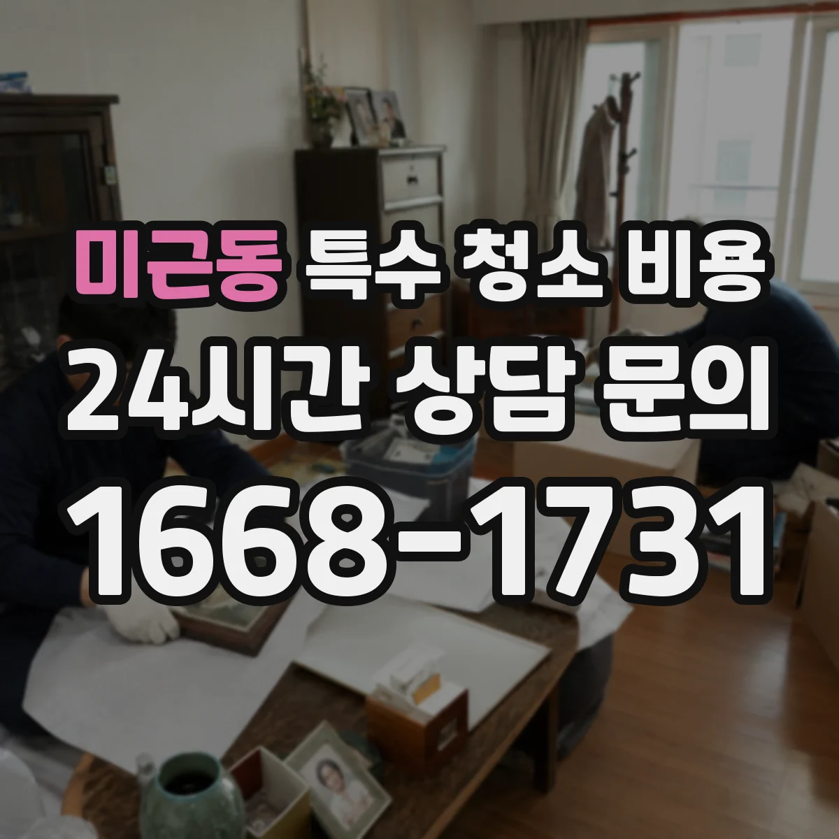 미근동 특수 청소 비용