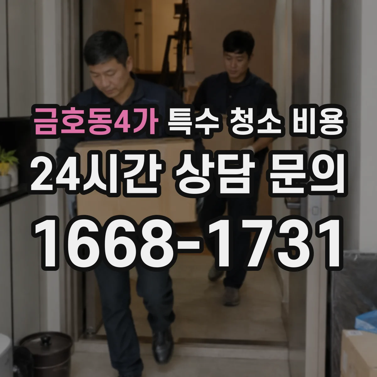 금호동4가 특수 청소 비용