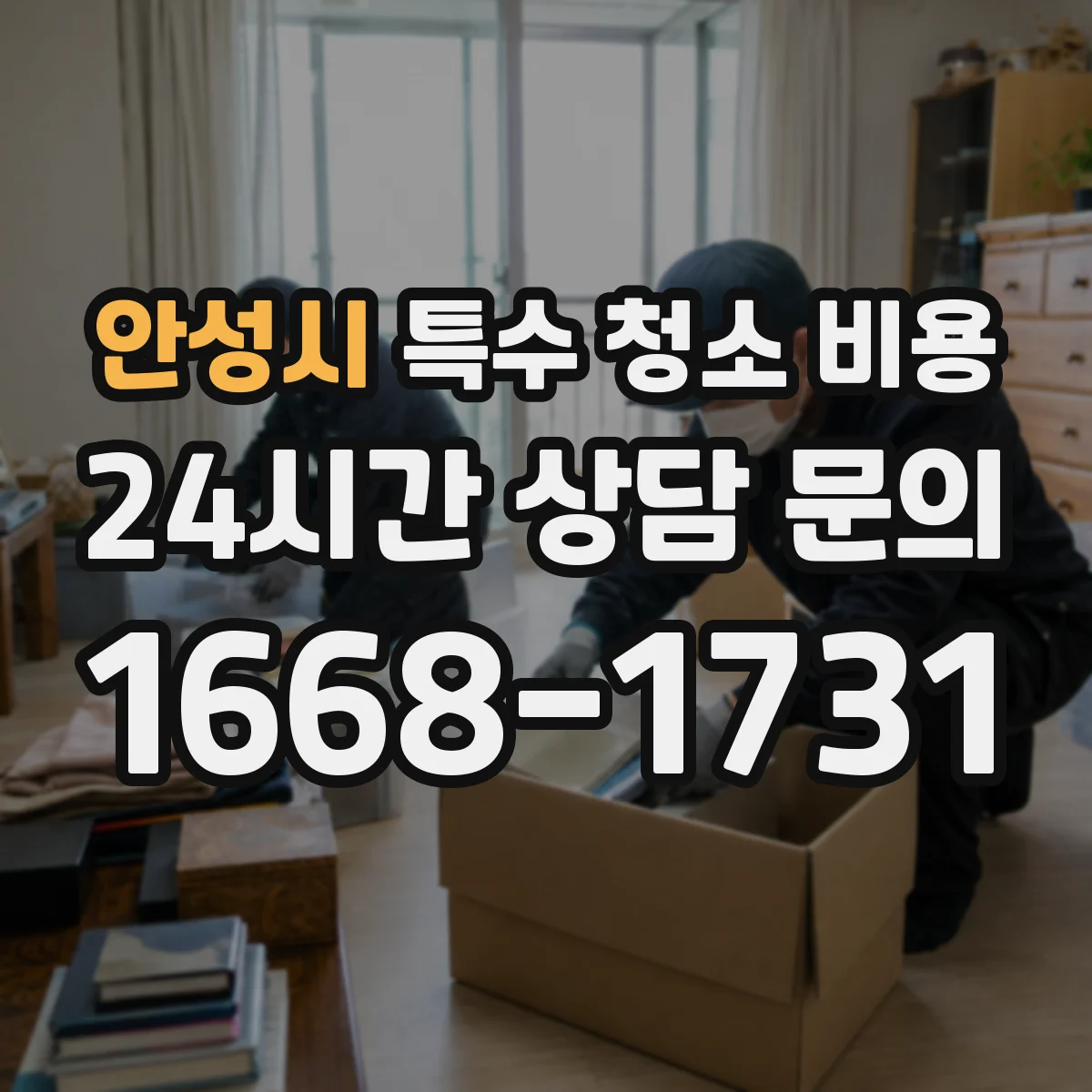 안성시 특수 청소 비용
