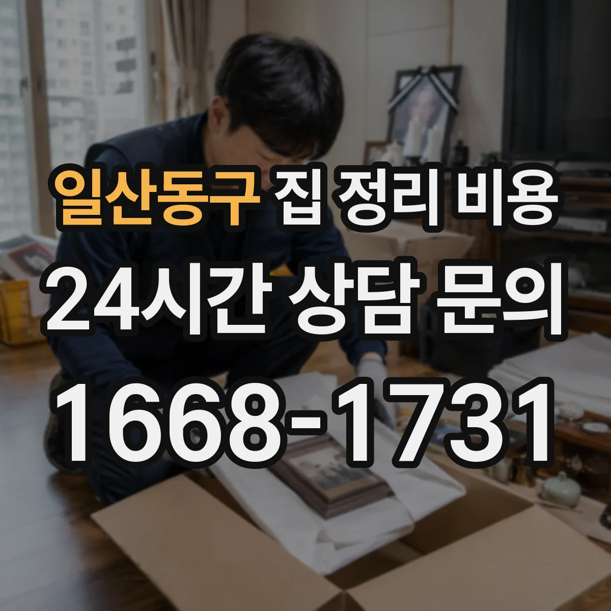 일산동구 집 정리 비용