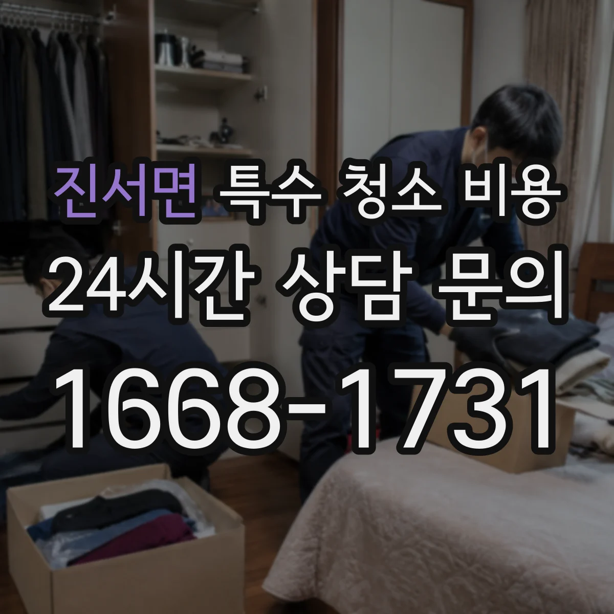 진서면 특수 청소 비용