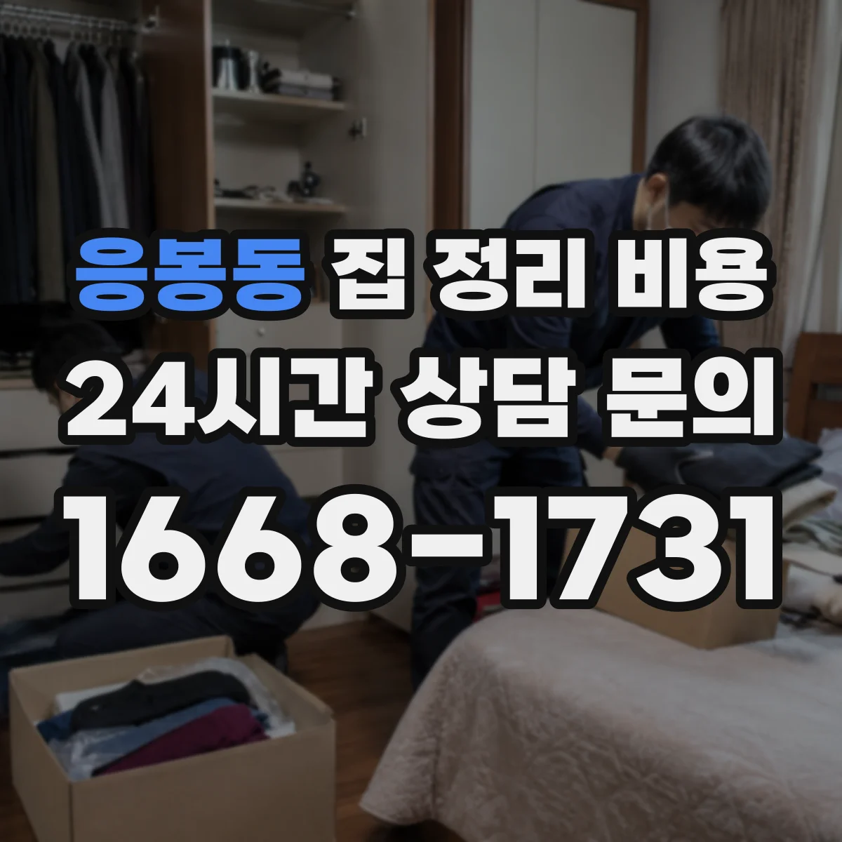 응봉동 집 정리 비용