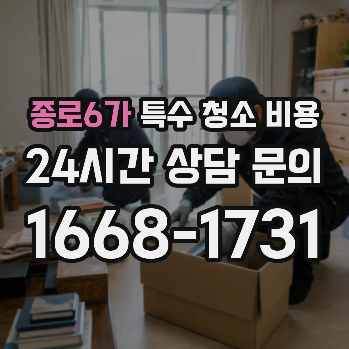 종로6가 특수 청소 비용