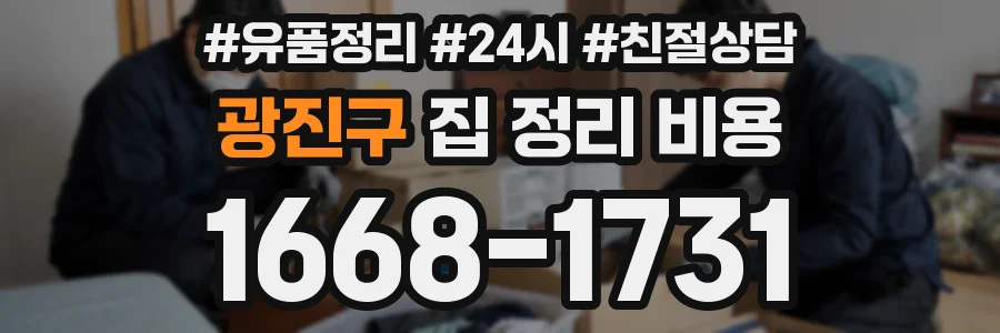 광진구 집 정리 비용