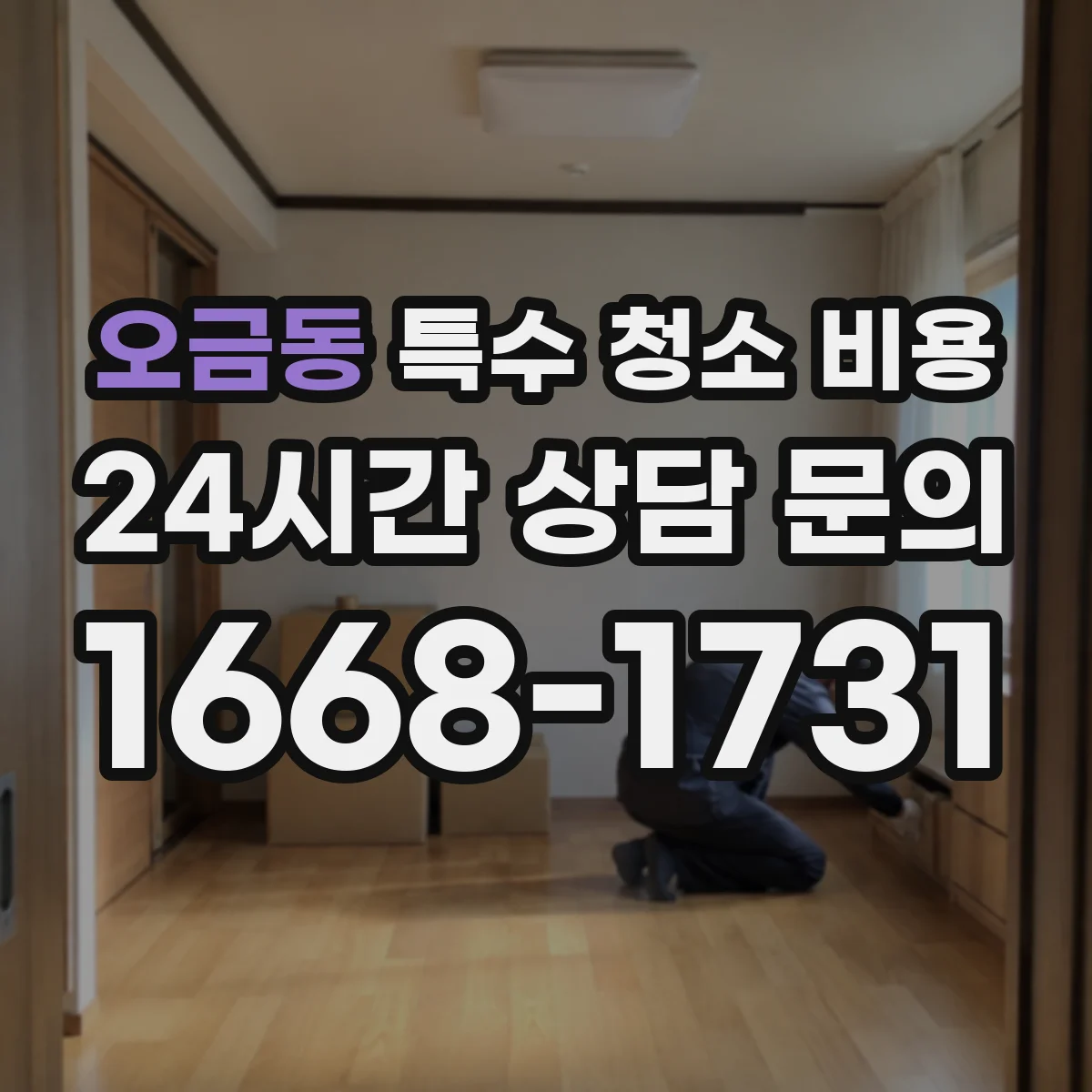 오금동 특수 청소 비용
