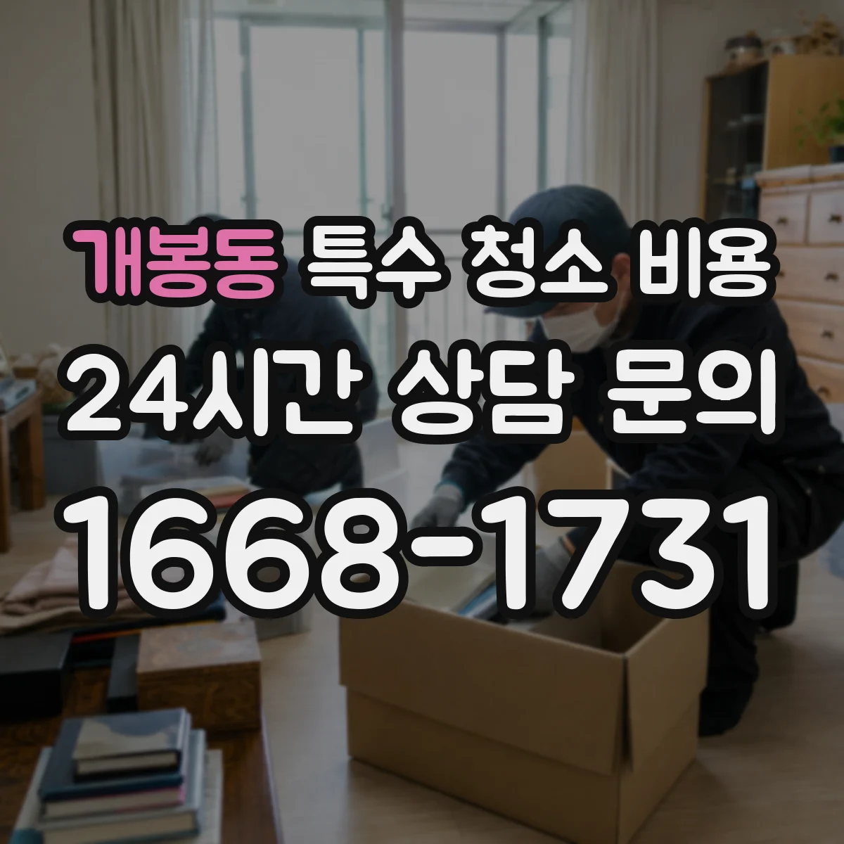 개봉동 특수 청소 비용