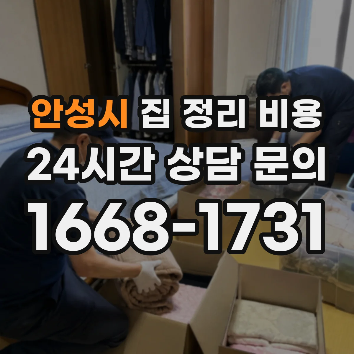 안성시 집 정리 비용