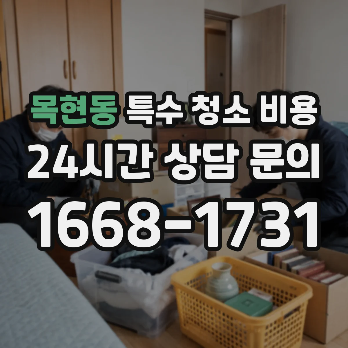 목현동 특수 청소 비용