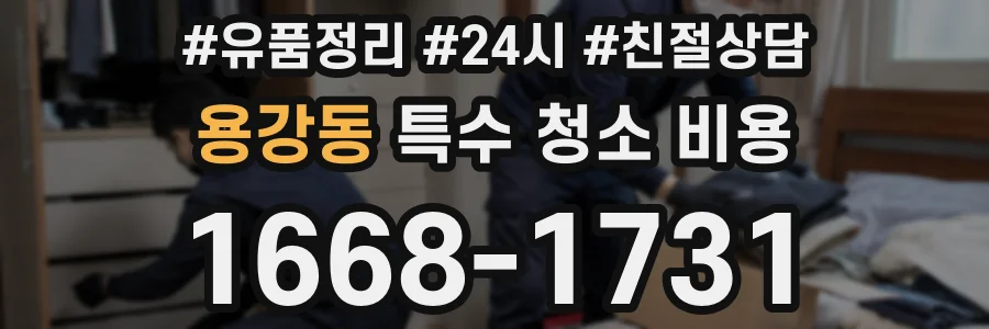 용강동 특수 청소 비용