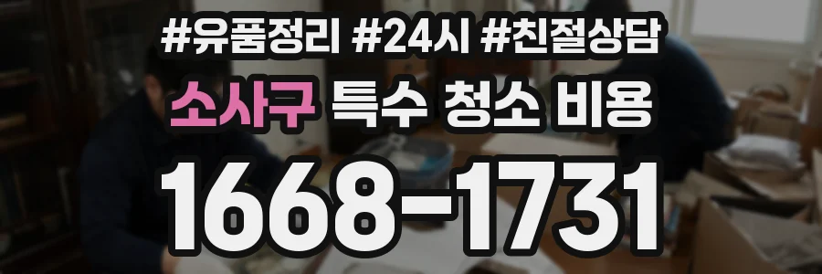 소사구 특수 청소 비용
