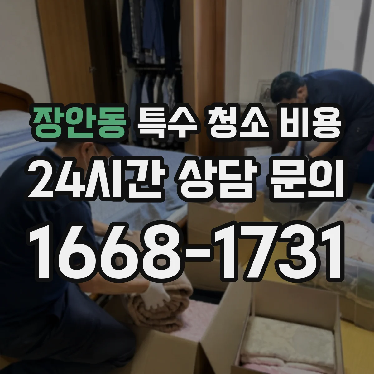 장안동 특수 청소 비용