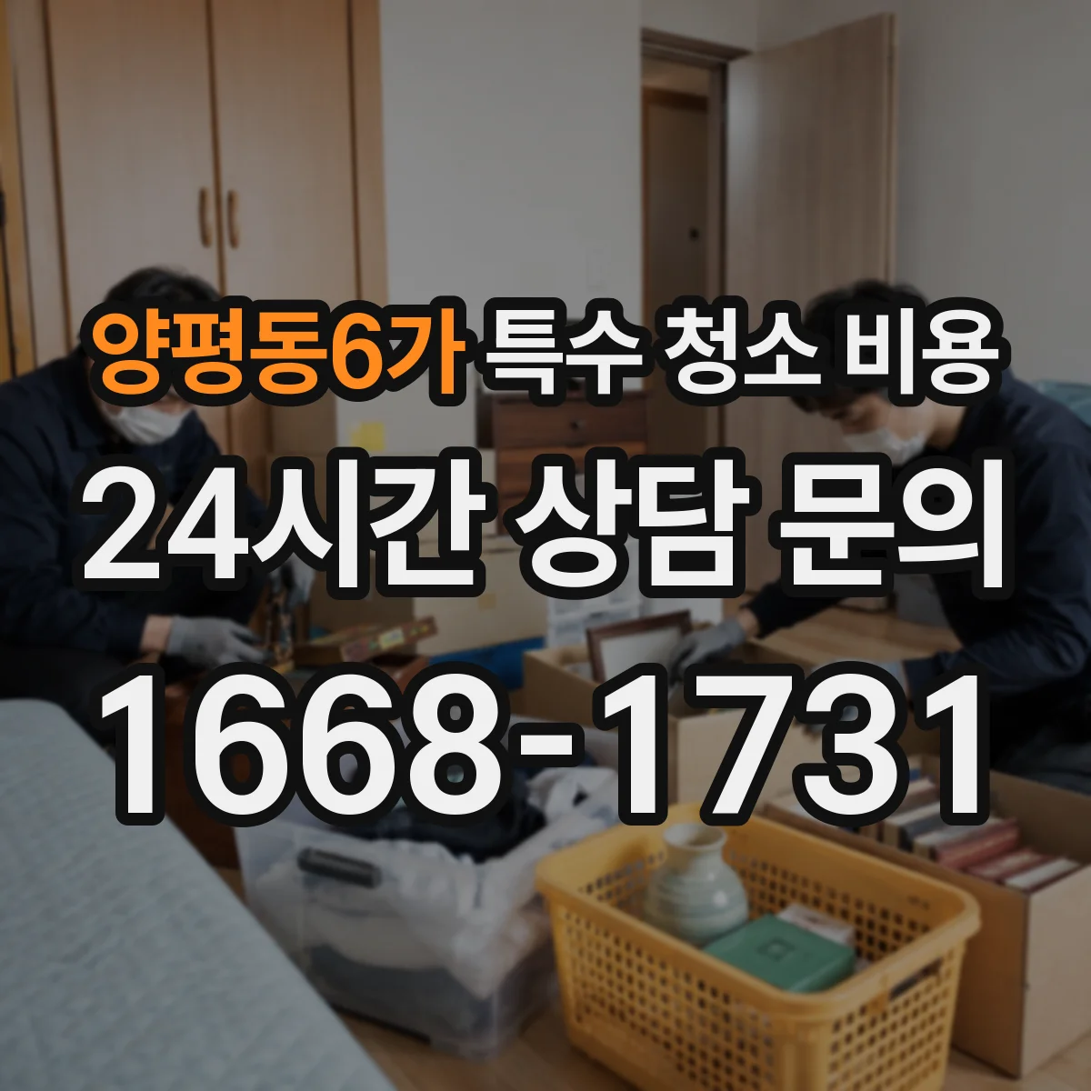 양평동6가 특수 청소 비용