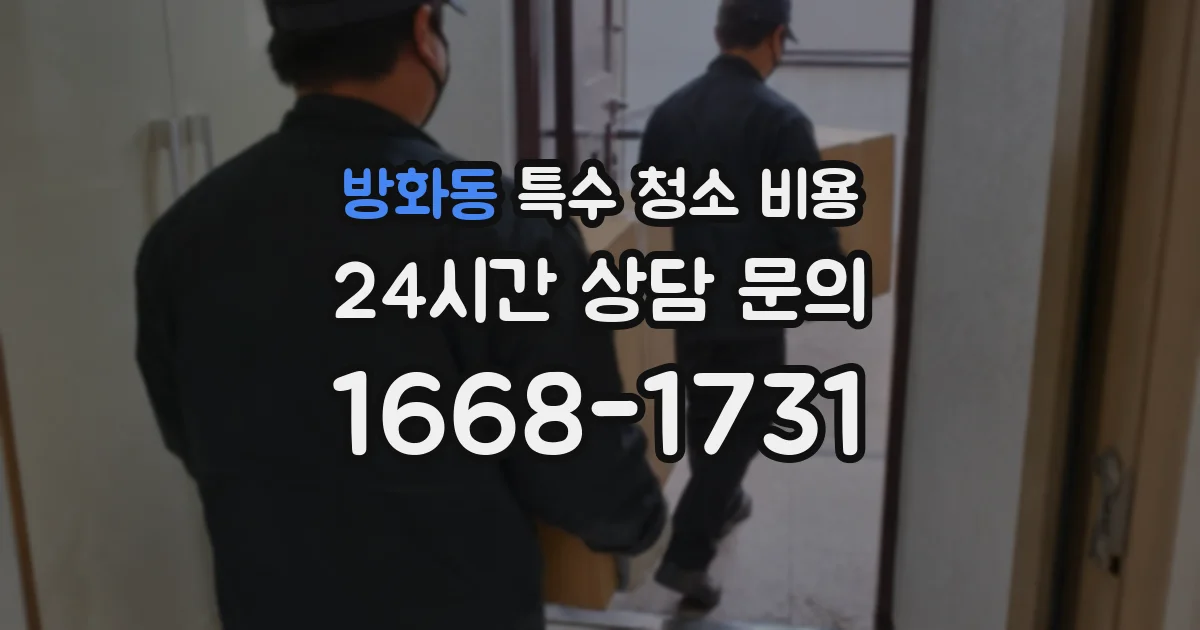 방화동 특수 청소 비용