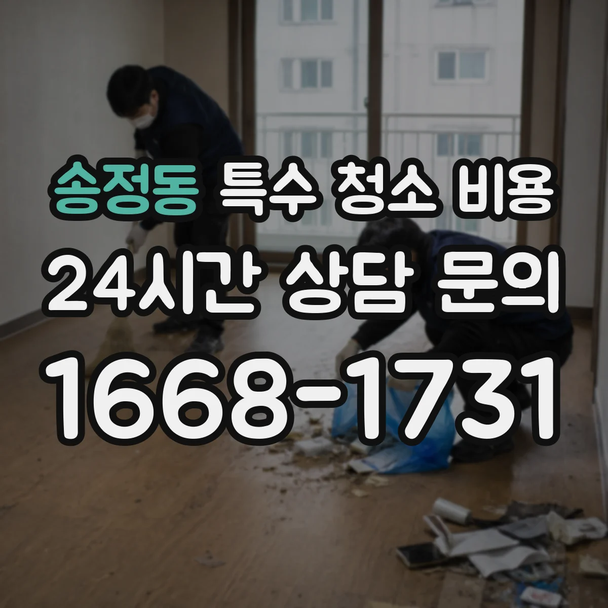 송정동 특수 청소 비용