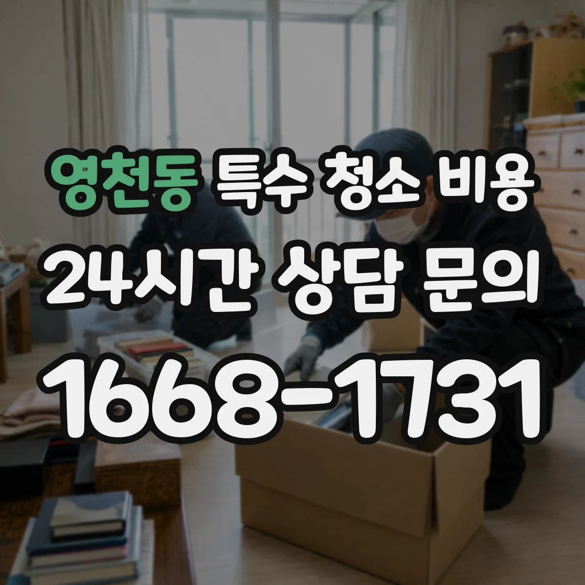 영천동 특수 청소 비용