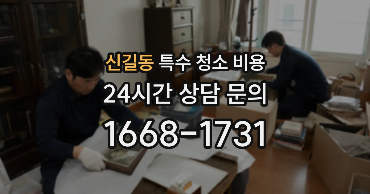 신길동 특수 청소 비용