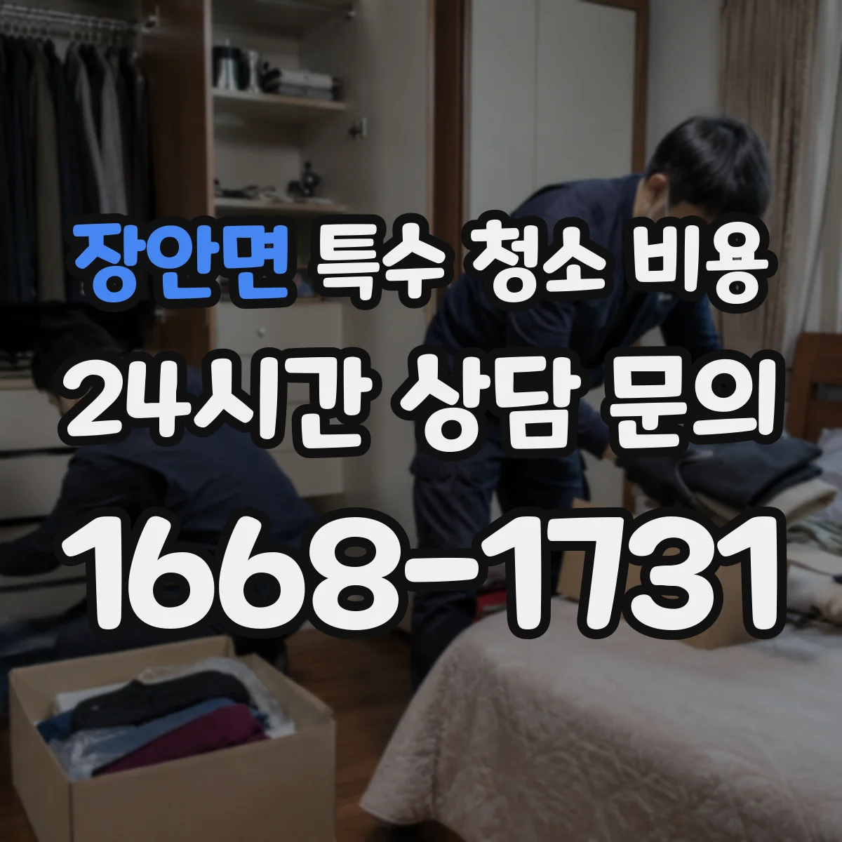 장안면 특수 청소 비용