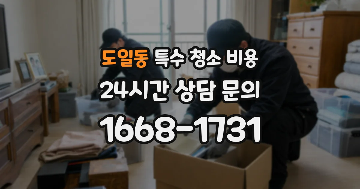 도일동 특수 청소 비용