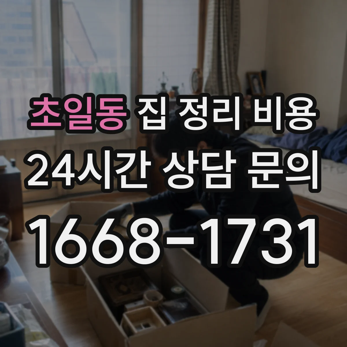 초일동 집 정리 비용