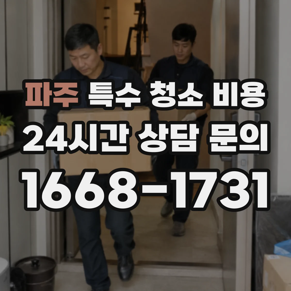 파주 특수 청소 비용