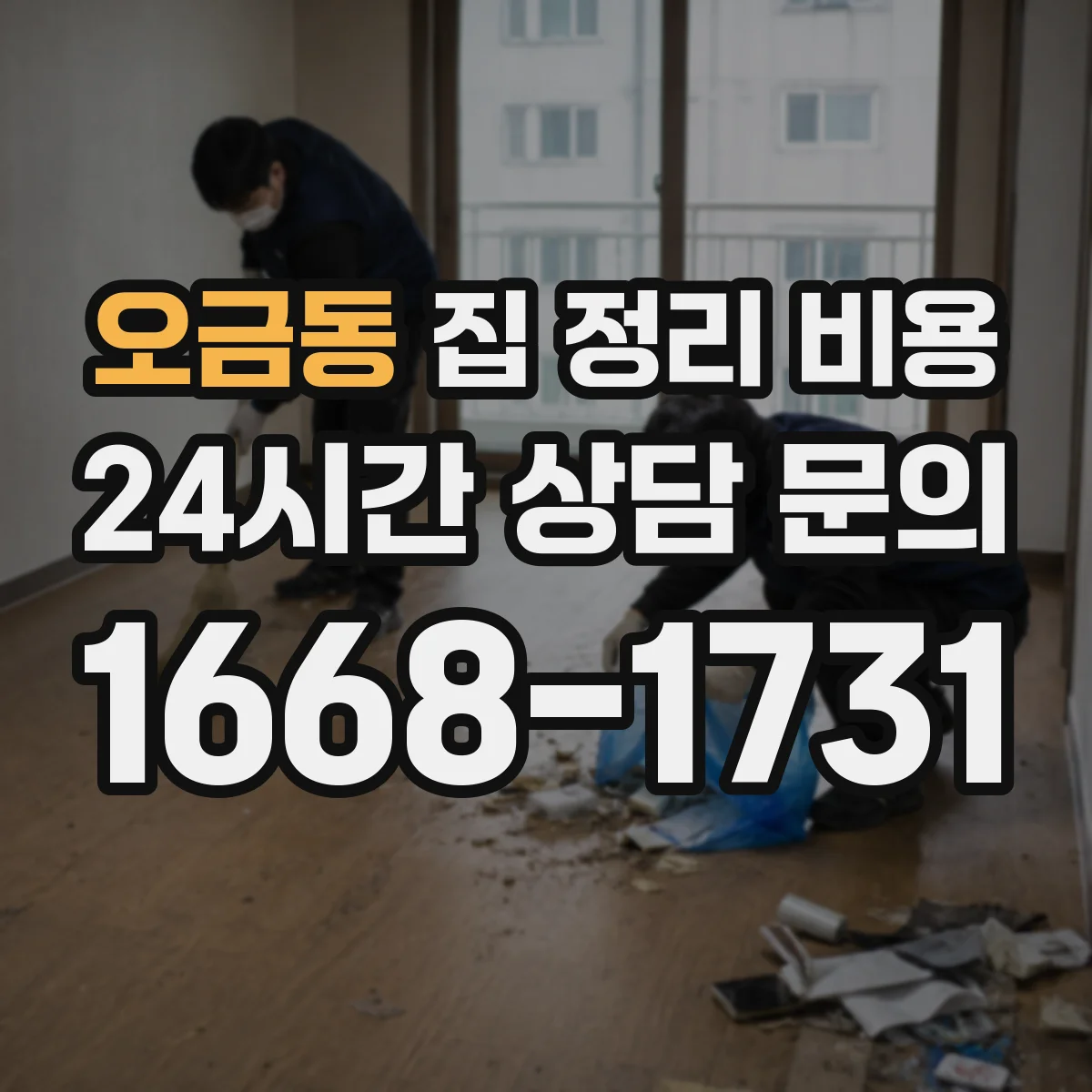 오금동 집 정리 비용
