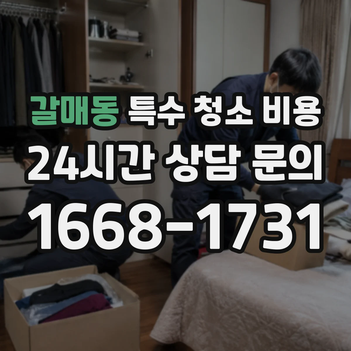 갈매동 특수 청소 비용
