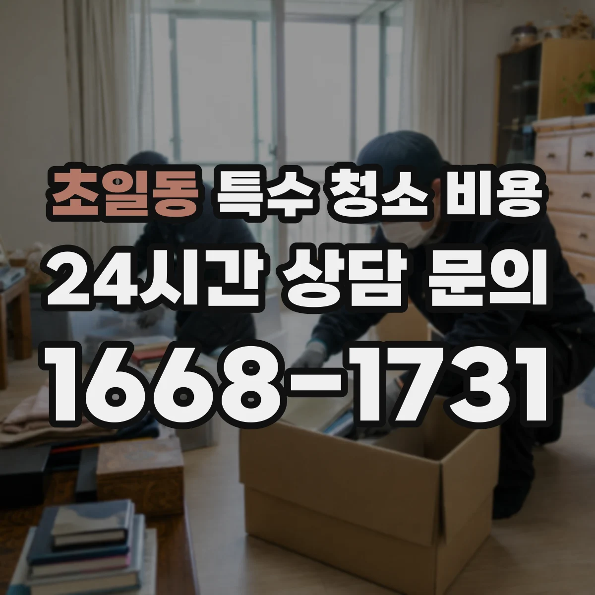 초일동 특수 청소 비용
