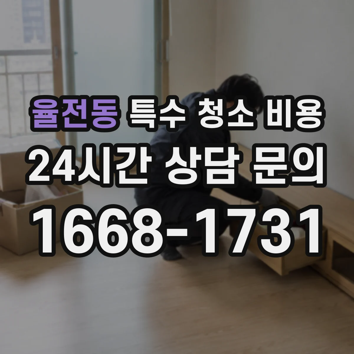 율전동 특수 청소 비용