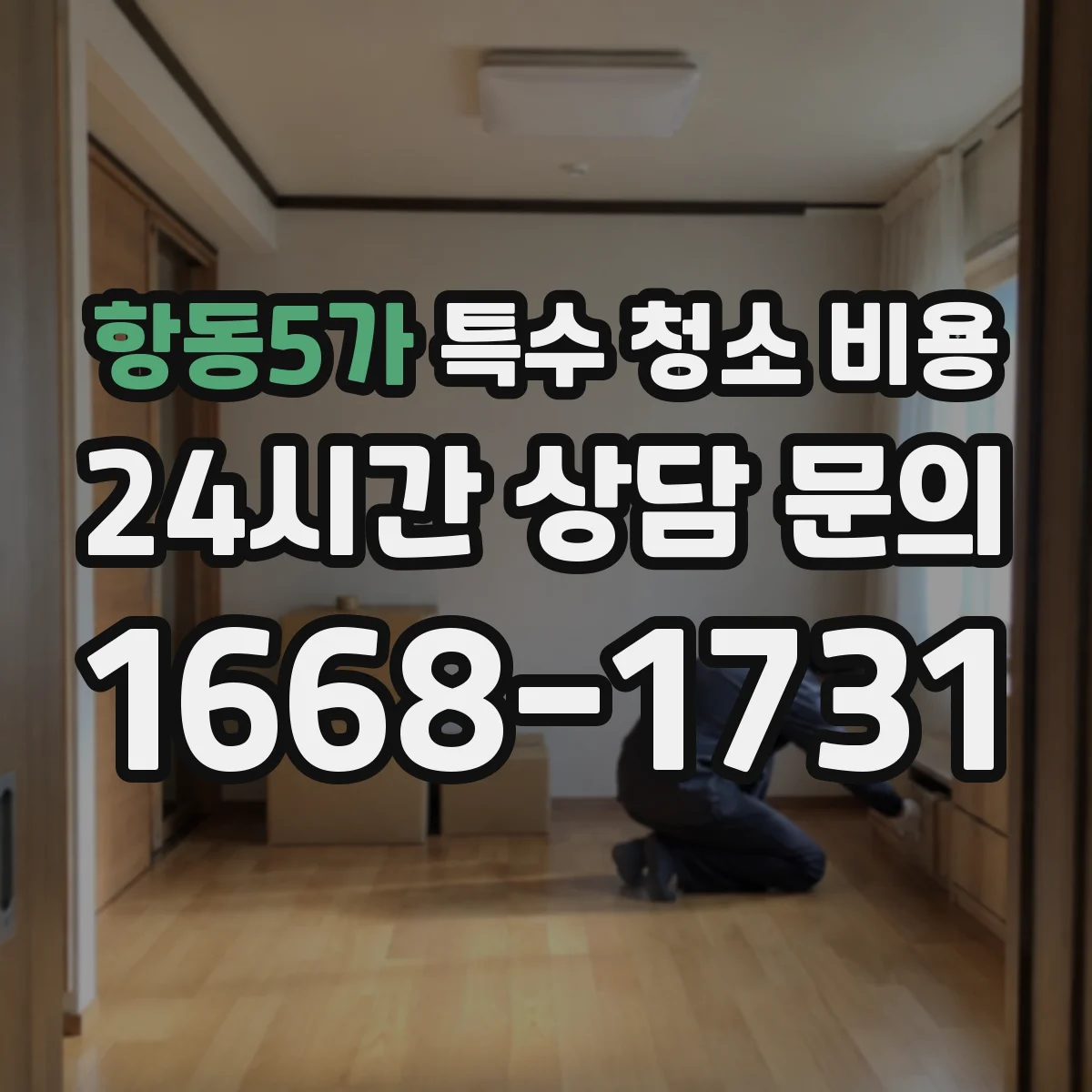 항동5가 특수 청소 비용
