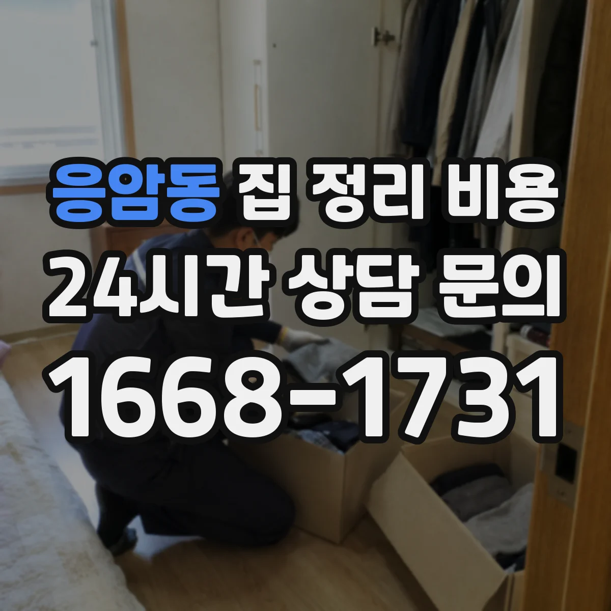 응암동 집 정리 비용