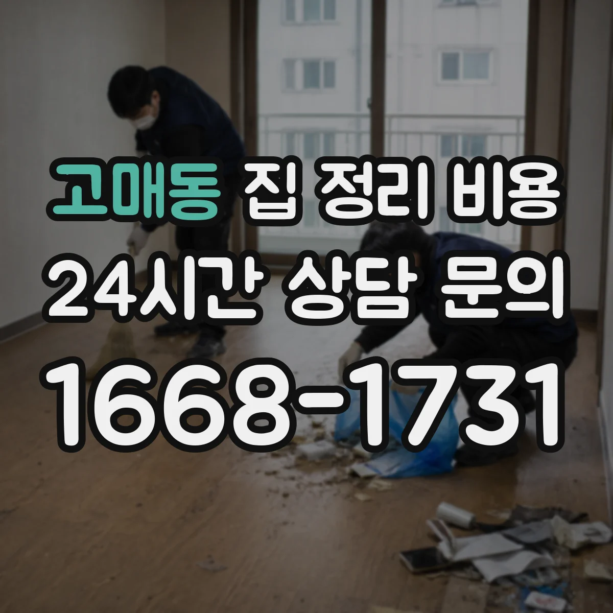 고매동 집 정리 비용