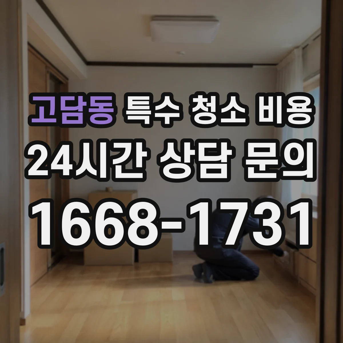고담동 특수 청소 비용