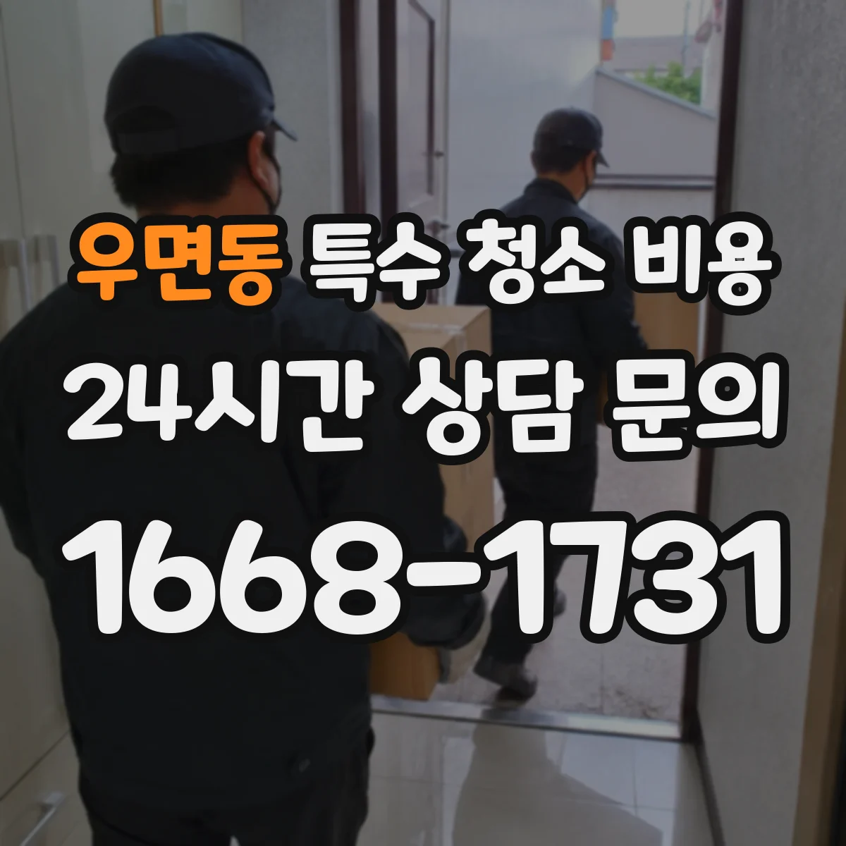 우면동 특수 청소 비용