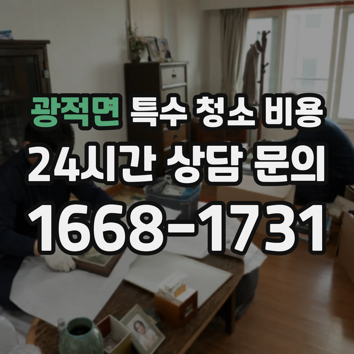 광적면 특수 청소 비용