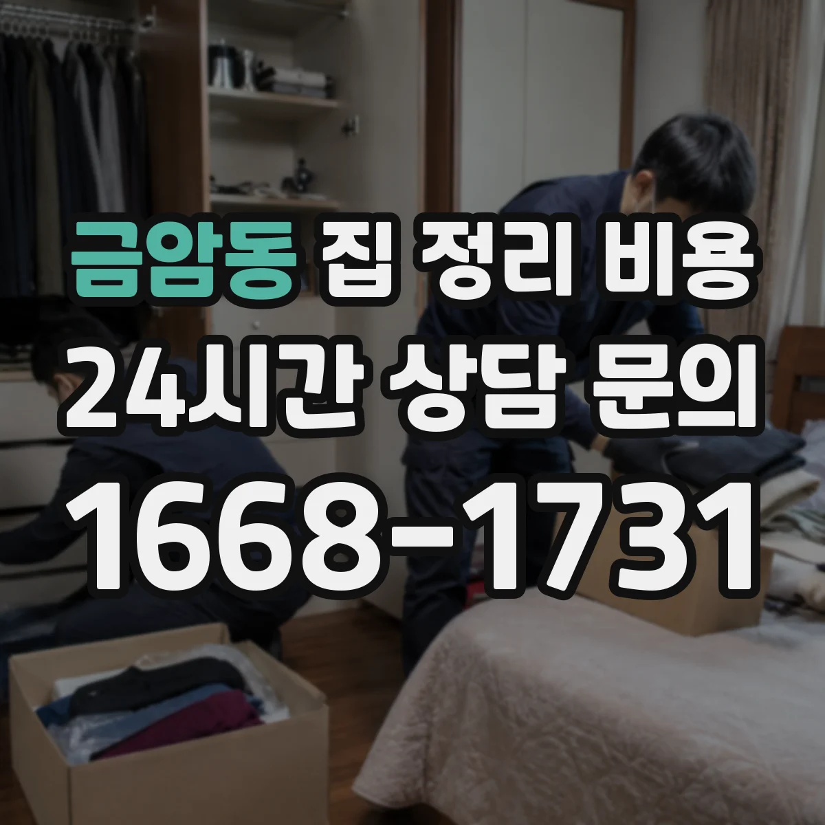 금암동 집 정리 비용