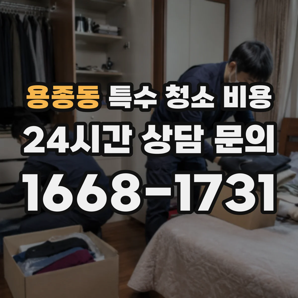 용종동 특수 청소 비용
