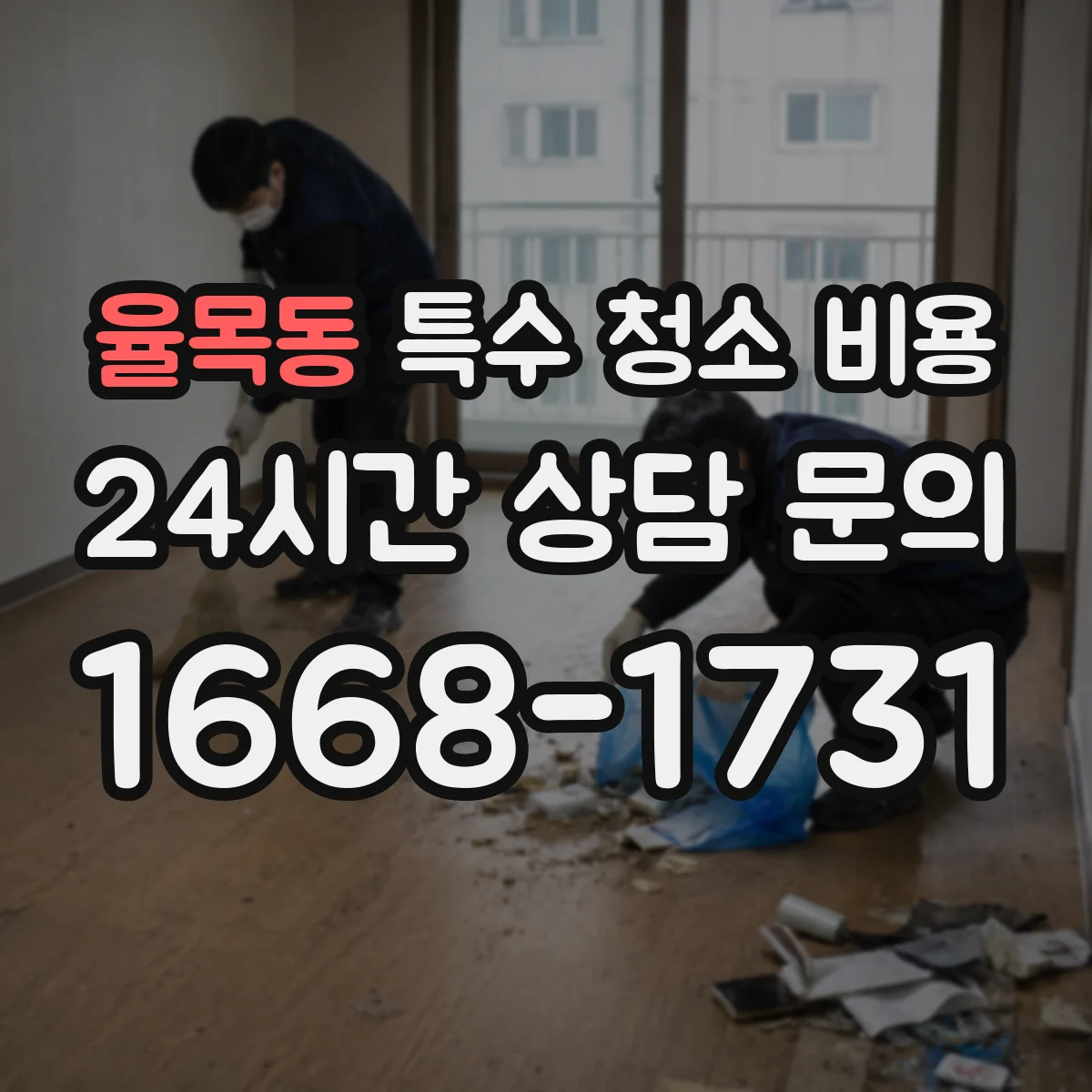율목동 특수 청소 비용