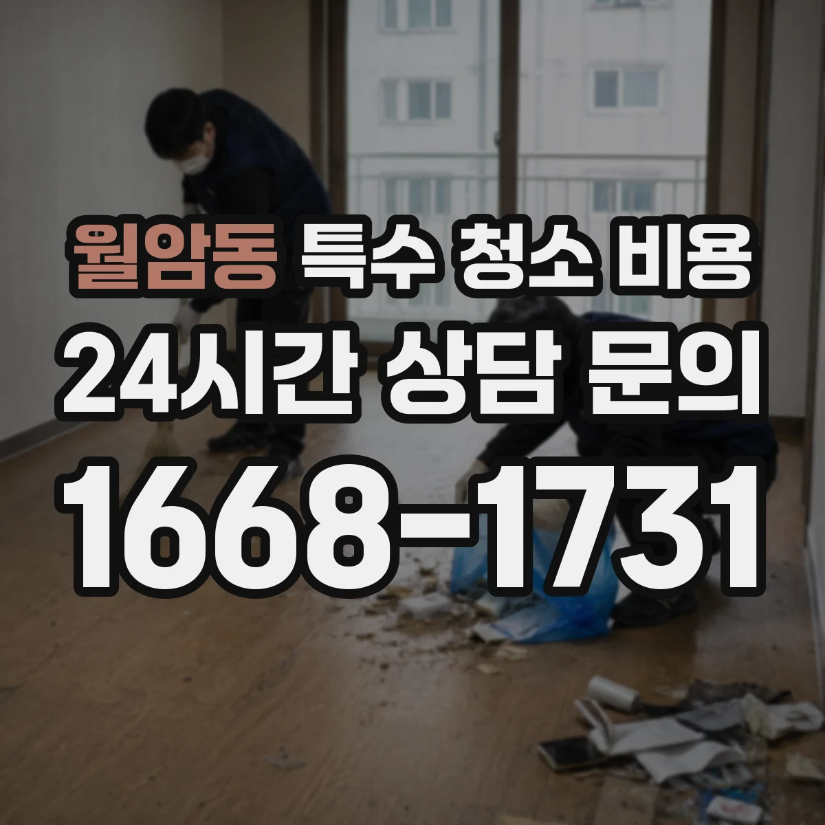 월암동 특수 청소 비용