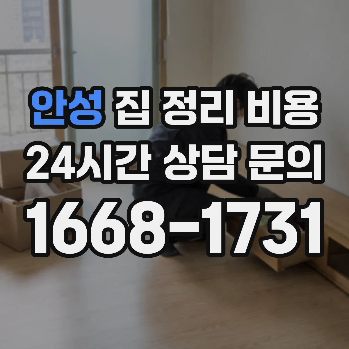 안성 집 정리 비용