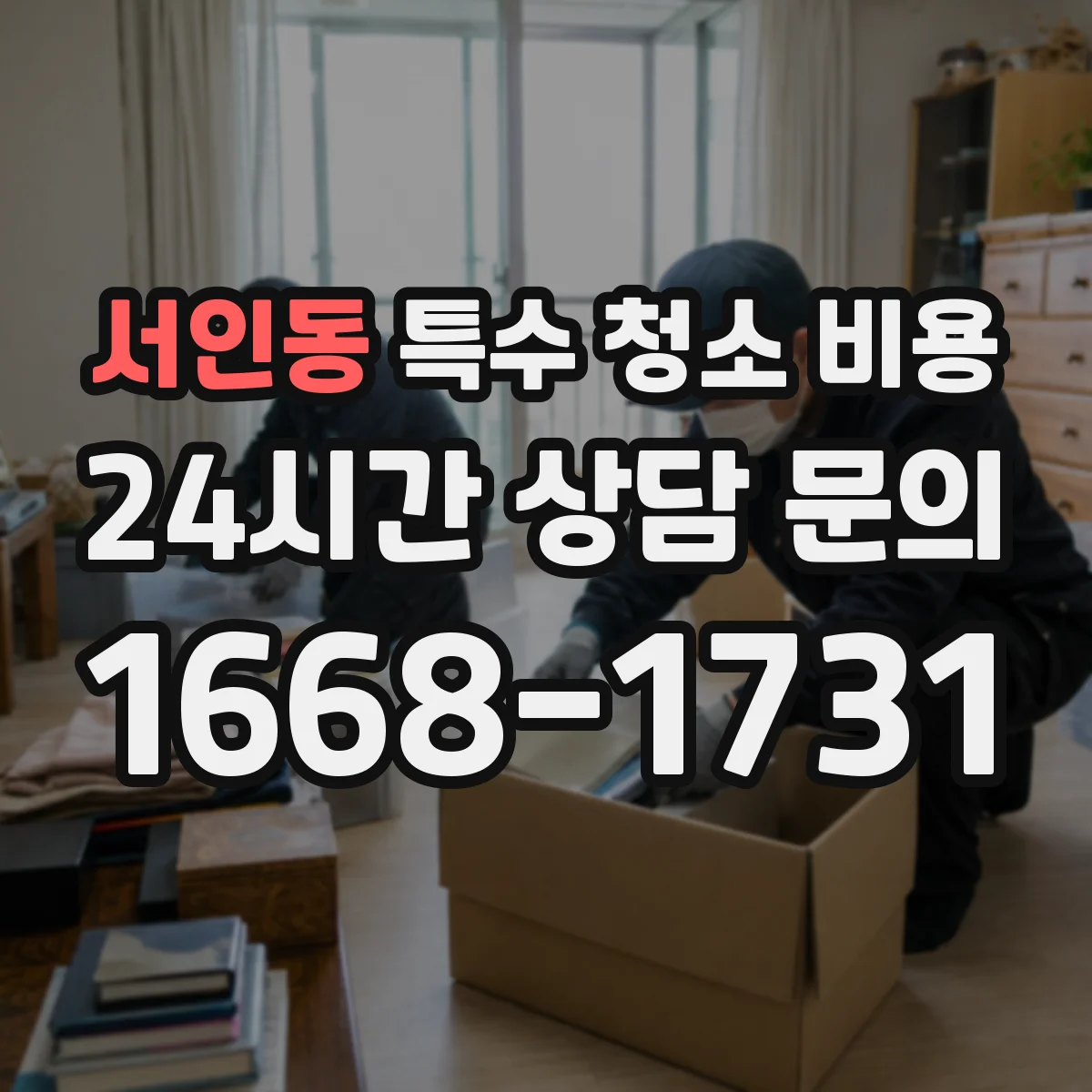 서인동 특수 청소 비용