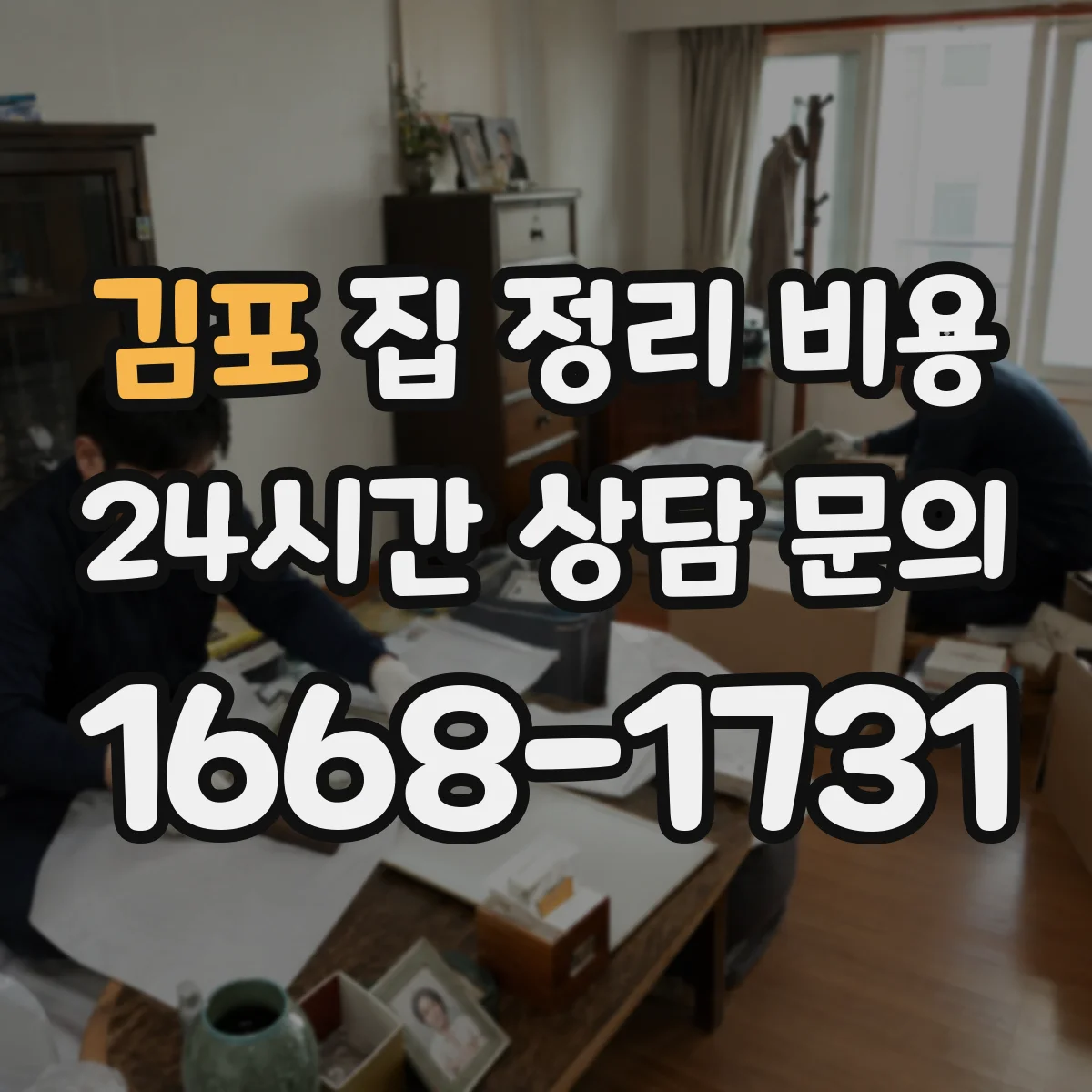 김포 집 정리 비용