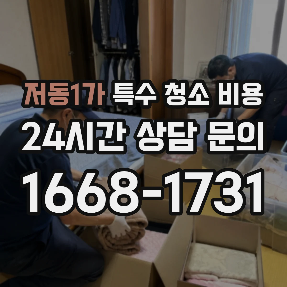 저동1가 특수 청소 비용
