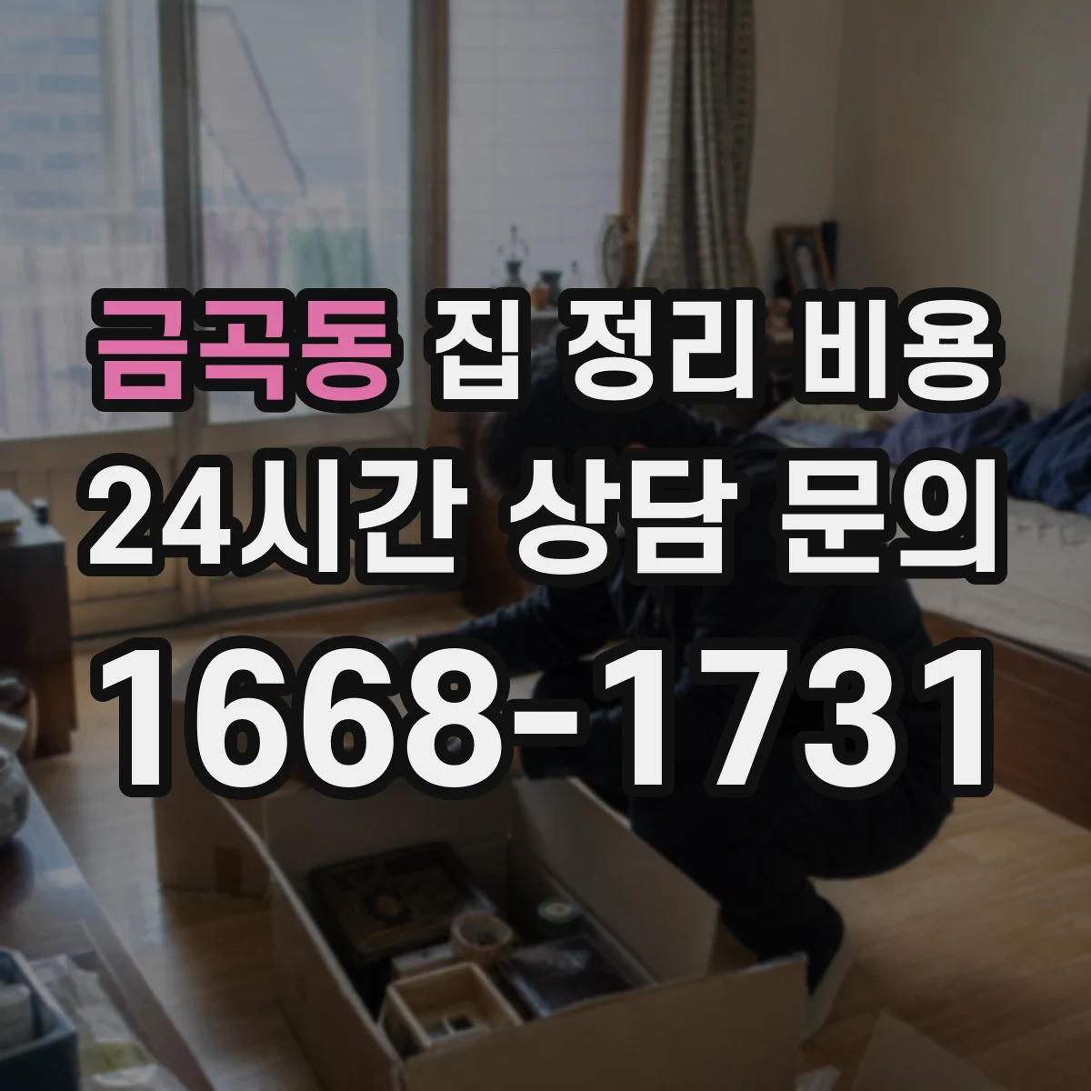 금곡동 집 정리 비용
