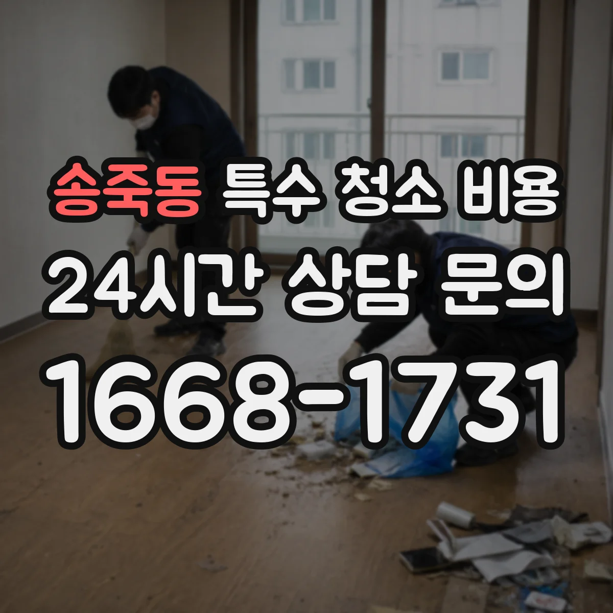 송죽동 특수 청소 비용